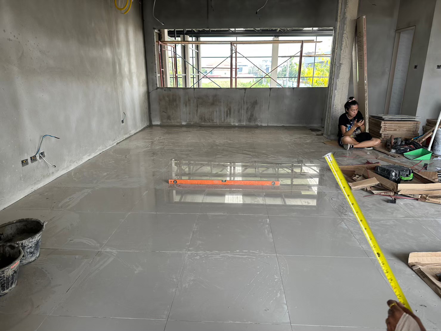 2.7 Inspection of Floor Leveling for Tiles or Other Materials